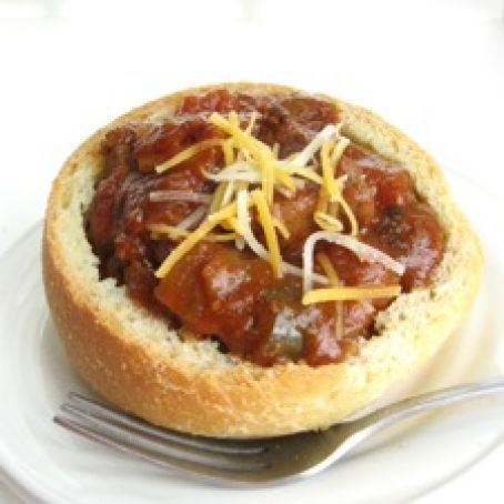 Bread Bowls with Chili