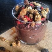 Vegan Almond Butter Chocolate Mousse