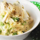 Slow Cooker Chicken Fettuccine Alfredo