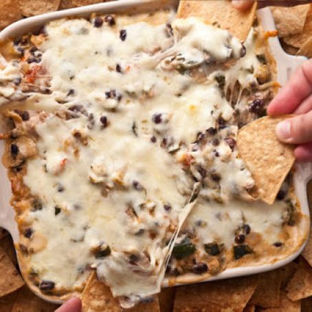 Spicy Chicken and Chile Taco Dip Recipe