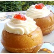 Babas Au Rhum And Savarin With Fruit And Cream Recipe
