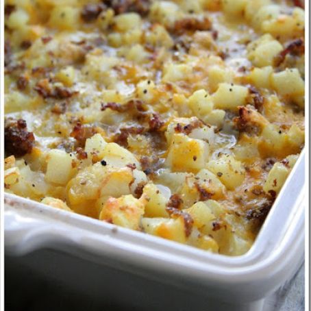 Cheesy Potato Breakfast Casserole