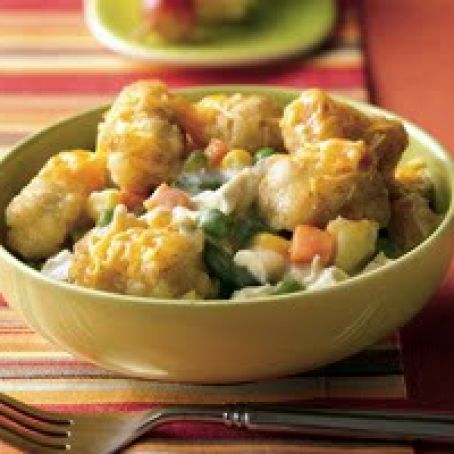 Kid-Pleasing Potato Nugget Casserole