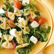 Farfalle with Watercress and cherry tomatoes