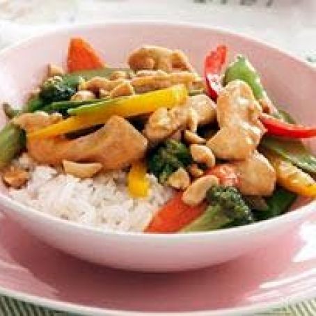 Orange-Chicken Rice Bowl