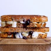Roasted Blueberry and Gorgonzola Grilled Cheese Sandwich