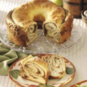 Nut Roll Coffee Cake Recipe
