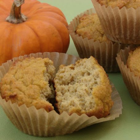 quickbread - coconut flour pumpkin muffins