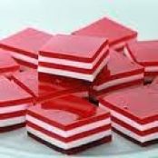 Valentine's Day Ribbon Jello