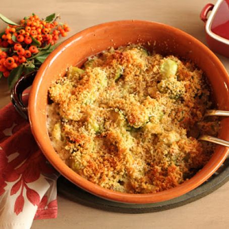 Cheesy Brussels Sprouts Gratin
