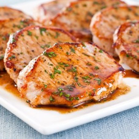 Balsamic Glazed Pork Cutlets