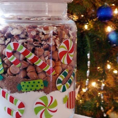 Butterscotch Pecan Cookie Mix in a Jar