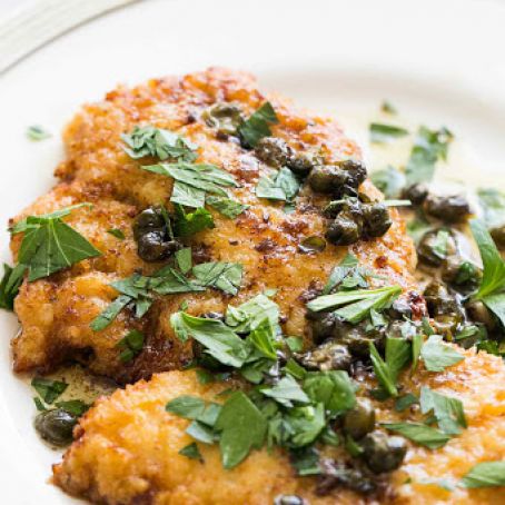 Chicken Piccata with Capers-Epicurious
