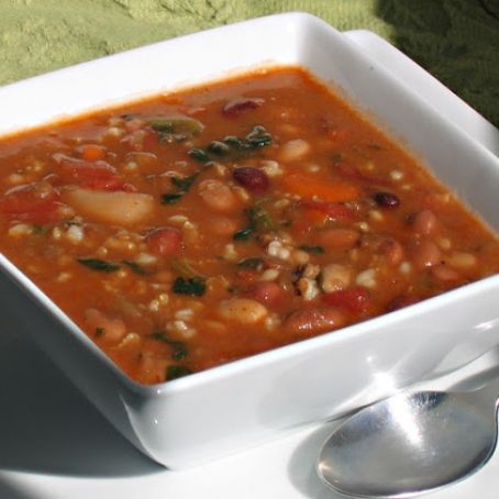 Bean And Barley Soup With Ham