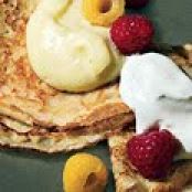 Crepes with Custard and Berries