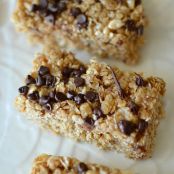 No-Bake Chocolate Chip Granola Bars