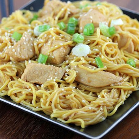 Chow Mein Noodles with Chicken Recipe