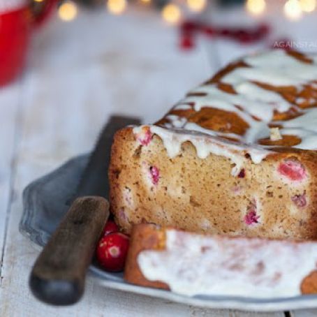 Paleo Cranberry Lemon Loaf