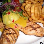 Grilled Chicken with Rub & Honey Glaze