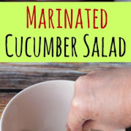 Marinated Cucumber Salad
