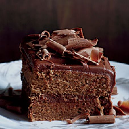 Milk-Chocolate-Frosted Layer Cake