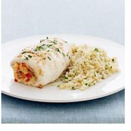 Baked Flounder with Crabmeat Stuffing