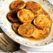 EGGPLANT FRITTERS w/HONEY