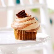 Peanut Butter-Chocolate Twist Cupcakes