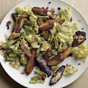 Glazed Fingerling Potato Salad with Pancetta and Warm Mustard Vinaigrette