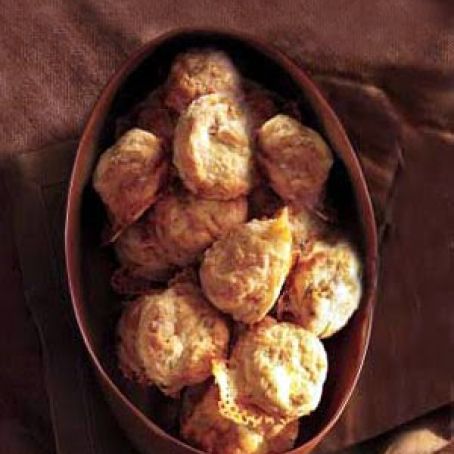 Brie and Chive Biscuits