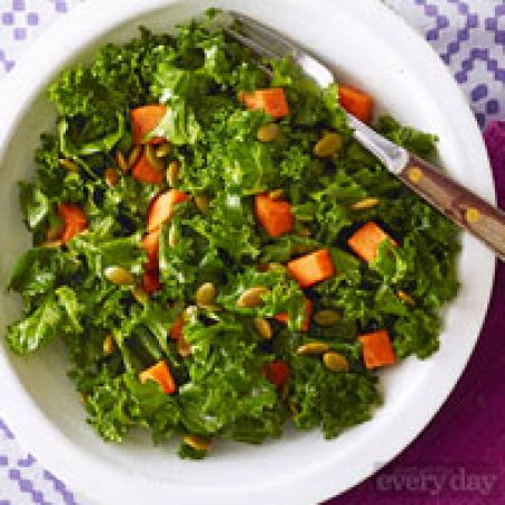 Southwestern Kale & Sweet Potato Salad