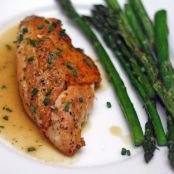 Pan-Roasted Chicken Breast with Vinegar, Mustard, and Tarragon
