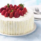 Strawberry Birthday Cake