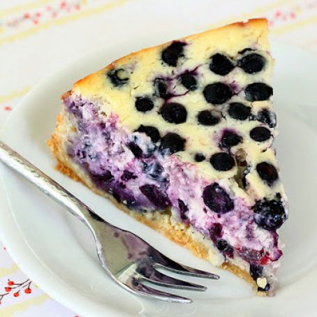 Blueberry Cream Cake