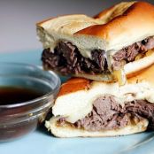 Toasted French Dip w/ Carmelized Onions (talkchowplayhouse)