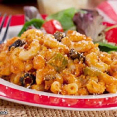Slow Cooker Pizza-Style Macaroni