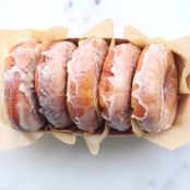 Sour Cream Cake Donuts with Maple Brown Butter Glaze