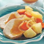 SLOW-COOKED PORK ROAST DINNER