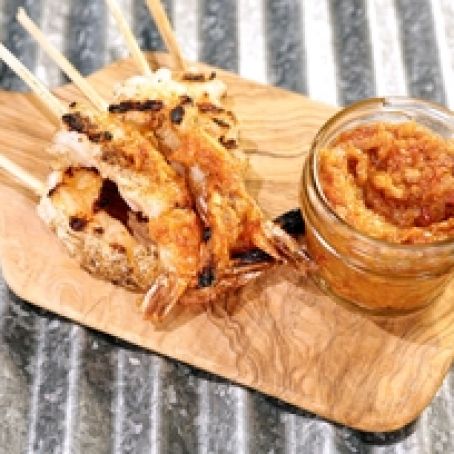 Grilled Shrimp with Bacon Jam