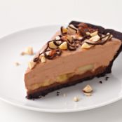 Chocolate-Hazelnut-Banana Pie