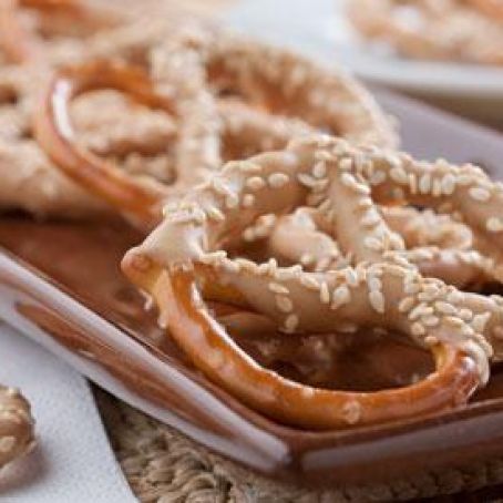 Peanut Butterscotch Pretzel Snacks