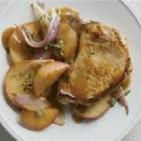 Pork Chops with Maple Apples