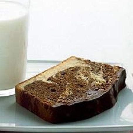 Chocolate Marble Bread with Ganache