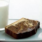 Chocolate Marble Bread with Ganache
