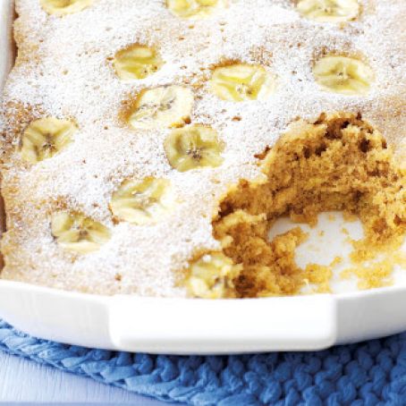 Microwave banana pudding