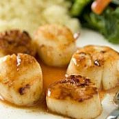 Seared Scallops with Blood Orange and Smoked Paprika Sauce