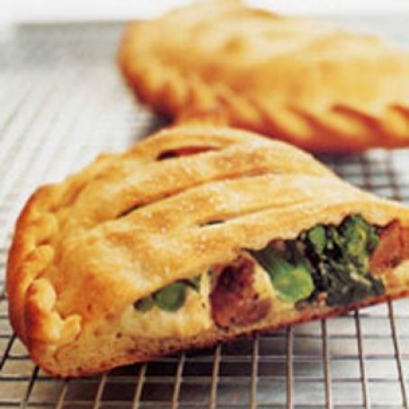 Ricotta Calzones with Sausage & Broccoli Rabe
