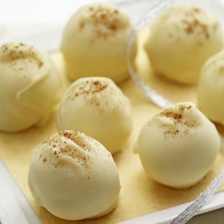 Eggnog Truffles
