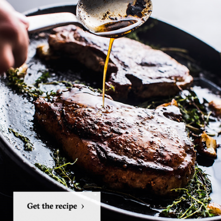 Pan-Seared Pork Chops with Parsnip-Apple Purée