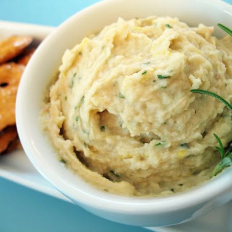 Rosemary-Lemon White Bean Dip